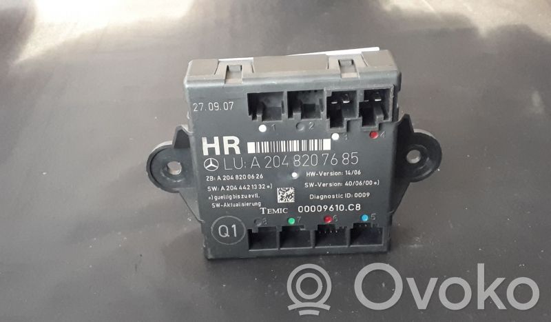 Mercedes-Benz C W204 Door control unit/module 