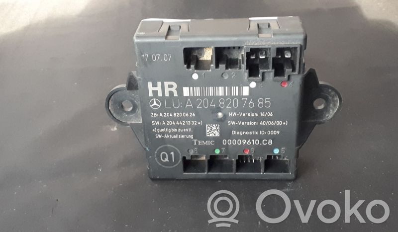 Mercedes-Benz C W204 Door control unit/module 
