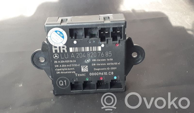 Mercedes-Benz C W204 Door control unit/module 