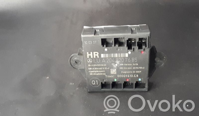 Mercedes-Benz C W204 Door control unit/module 