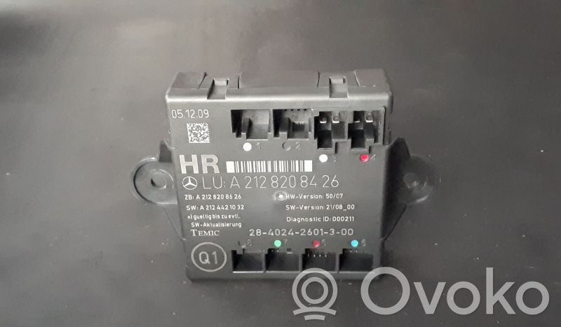 Mercedes-Benz E W212 Door control unit/module 