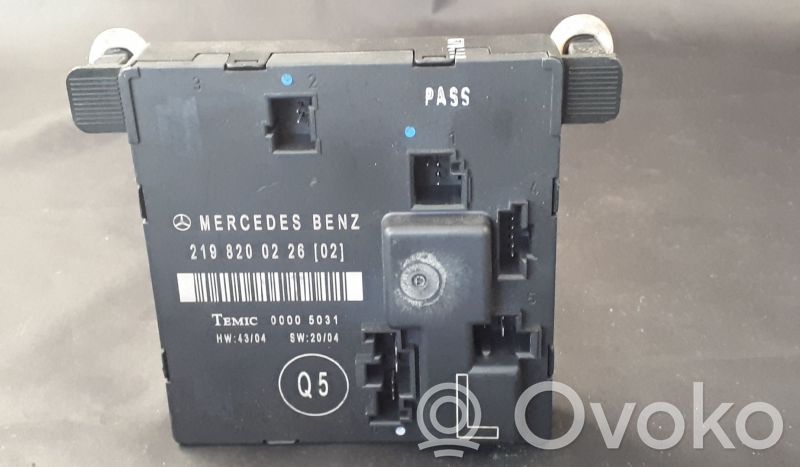 Mercedes-Benz CLS C219 Unitate/modul comandă uși 