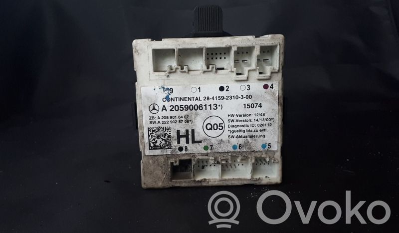 Mercedes-Benz C W205 Door control unit/module 