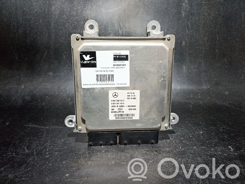 Engine control unit/module   6519007401,Q02CRD31