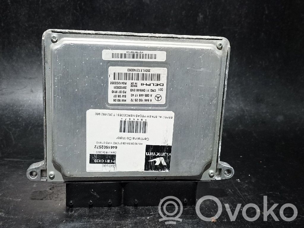 Mercedes-Benz C W204 Engine control unit/module 