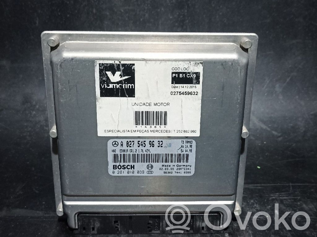 Engine control unit/module   0275459632,K02ED0019CR12