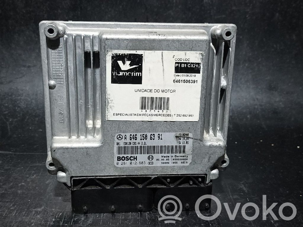 Engine control unit/module   6461506391,Q01ED0120CR344