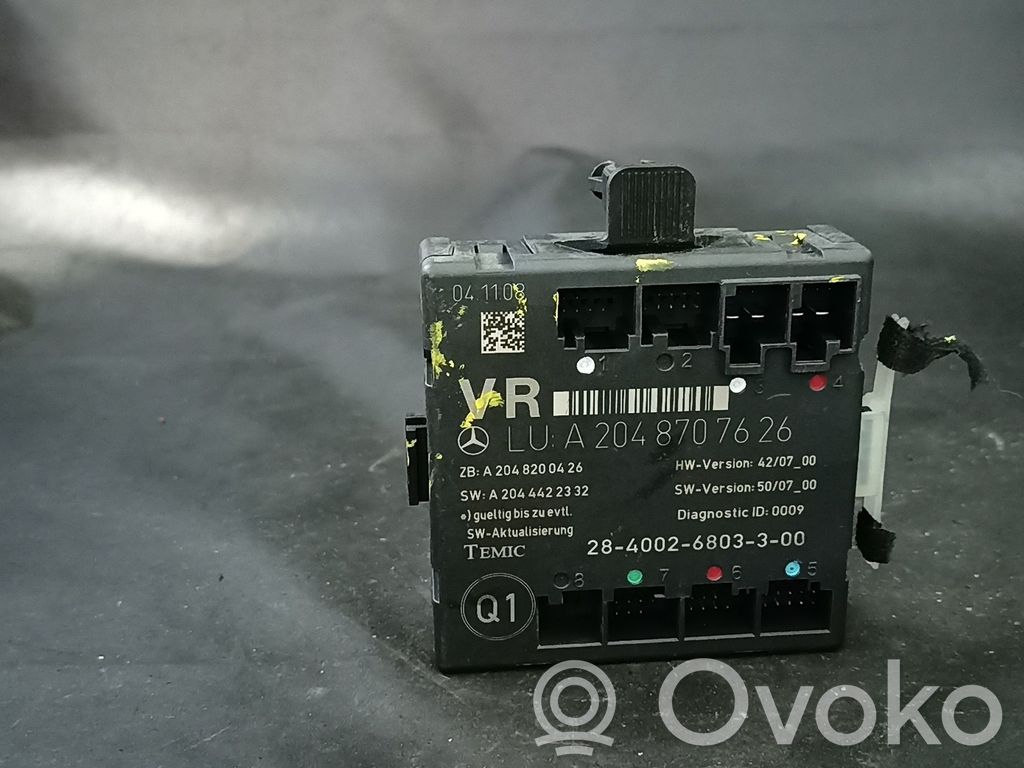 Door control unit/module   2048707626,2048207485,2048702126,2128203785,2129009229,A2048207485,A2048702126,A2048707626,A2128203785,A2129009229,FRENTEDIREITO