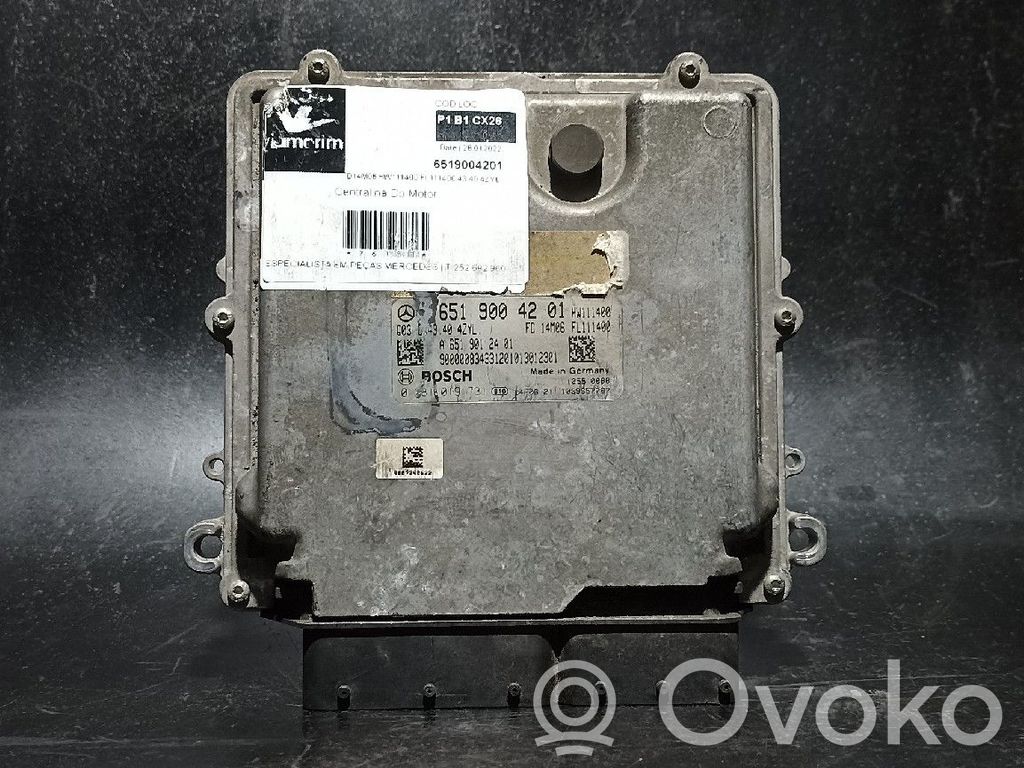Engine control unit/module   6519004201,A6519004201,Q03CR43404ZYL
