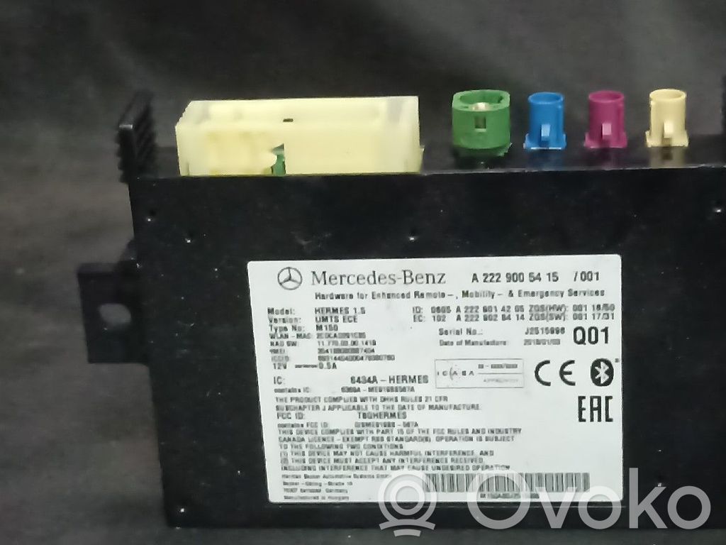 Autres unités de commande / modules   2229005415,A2229005415,CHAMADAEMERGENCIA