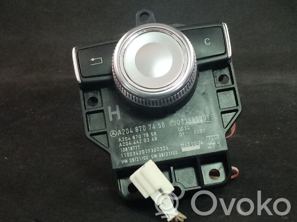 Mercedes-Benz C W204 Interruptor de control multifunción 