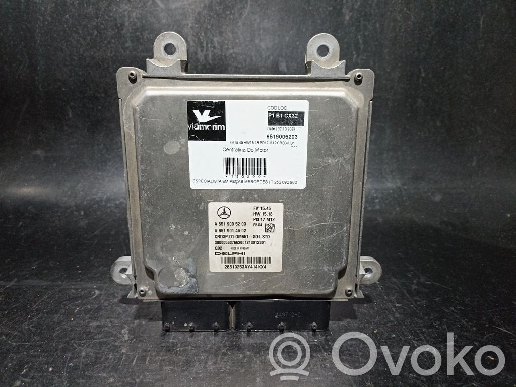 Mercedes-Benz C W205 Engine control unit/module 