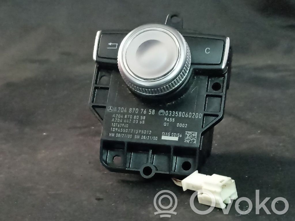 Mercedes-Benz C W204 Interruptor de control multifunción 