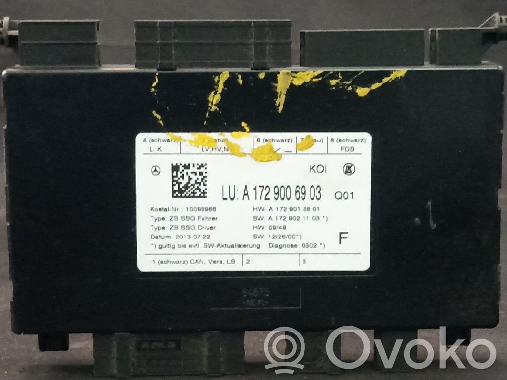 Mercedes-Benz E W212 Module de commande de siège 