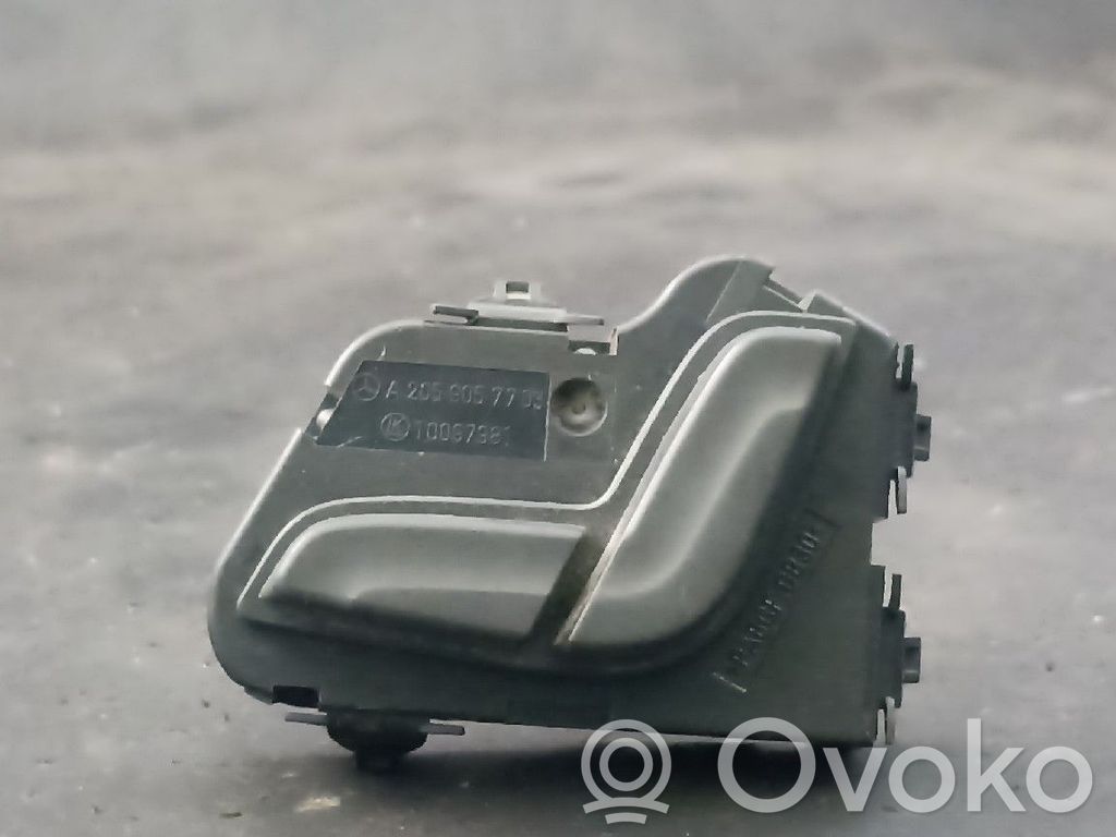 Mercedes-Benz C W205 Interruptor de control del asiento 