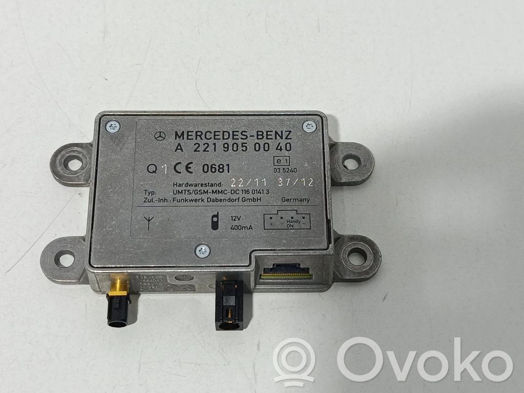 Autres unités de commande / modules   2219050040,2219055000,A2219050040,A2219055000