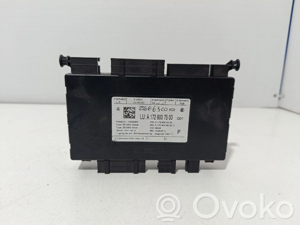 Mercedes-Benz SLC R172 Module de commande de siège 