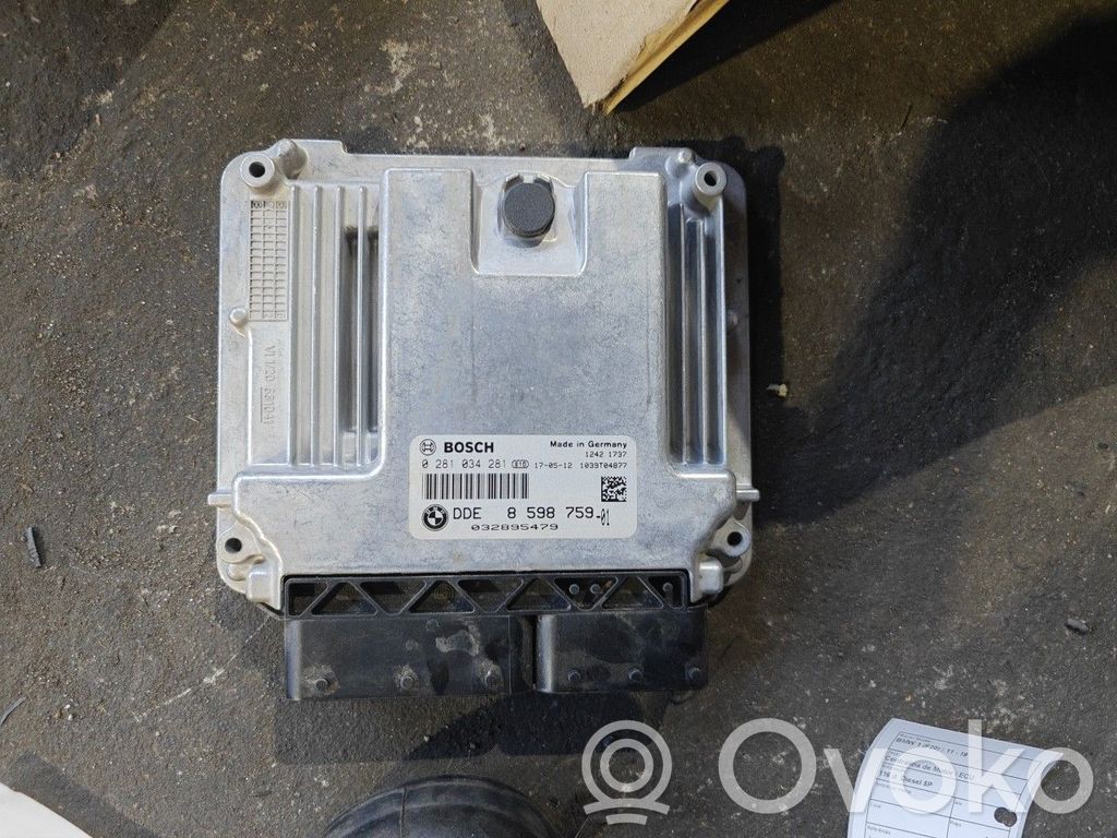 BMW 1 F20 F21 Unitate/modul de control motor 