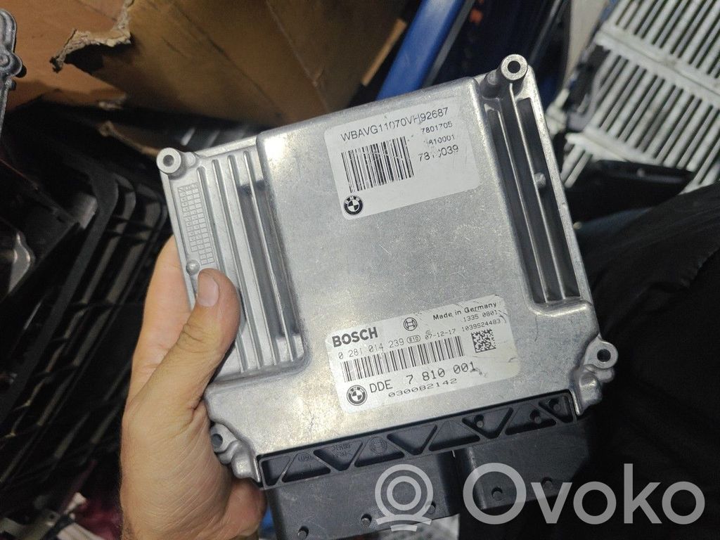 Unidad de control/módulo del motor   DDE7810001,0281014239BOSCH,7812501N4718D,8506281