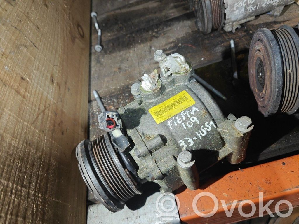 Air conditioning (A/C) compressor (pump)   8V5119D629EF,FORDFIESTA2010