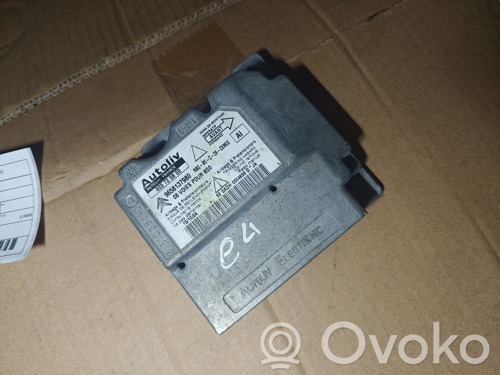Airbag control unit/module   603725800,AUTOLIV,CITROENPEUGEOTP