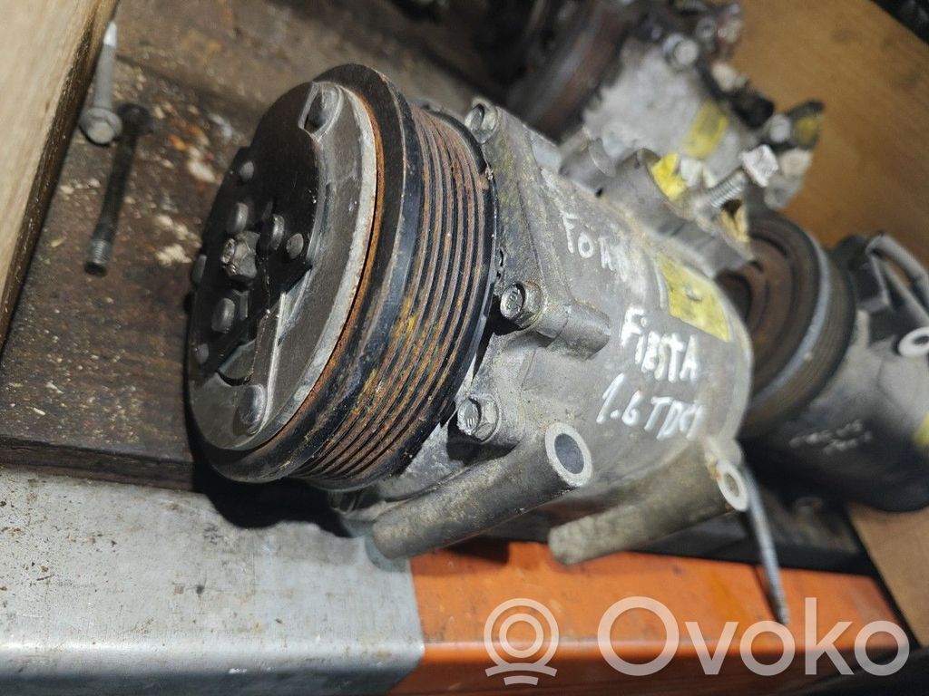 Air conditioning (A/C) compressor (pump)   8V5119D629DF,FORDFIESTA2010
