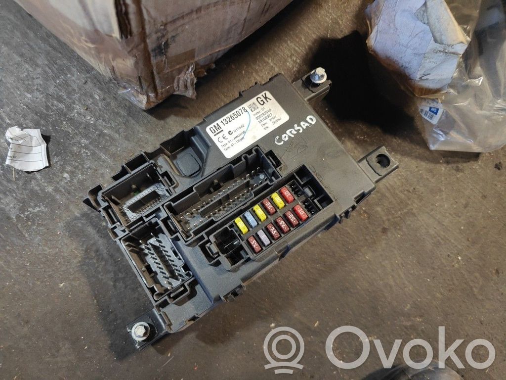 Opel Corsa D SAM control unit 