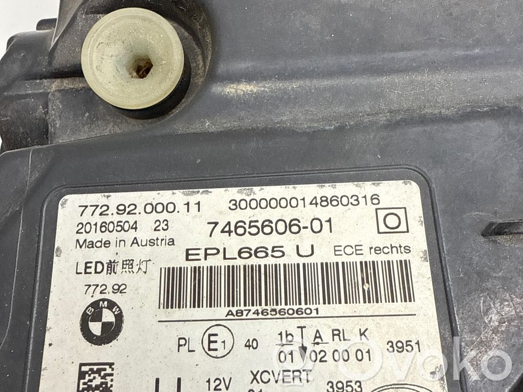 BMW 7 G11 G12 Lampa przednia 