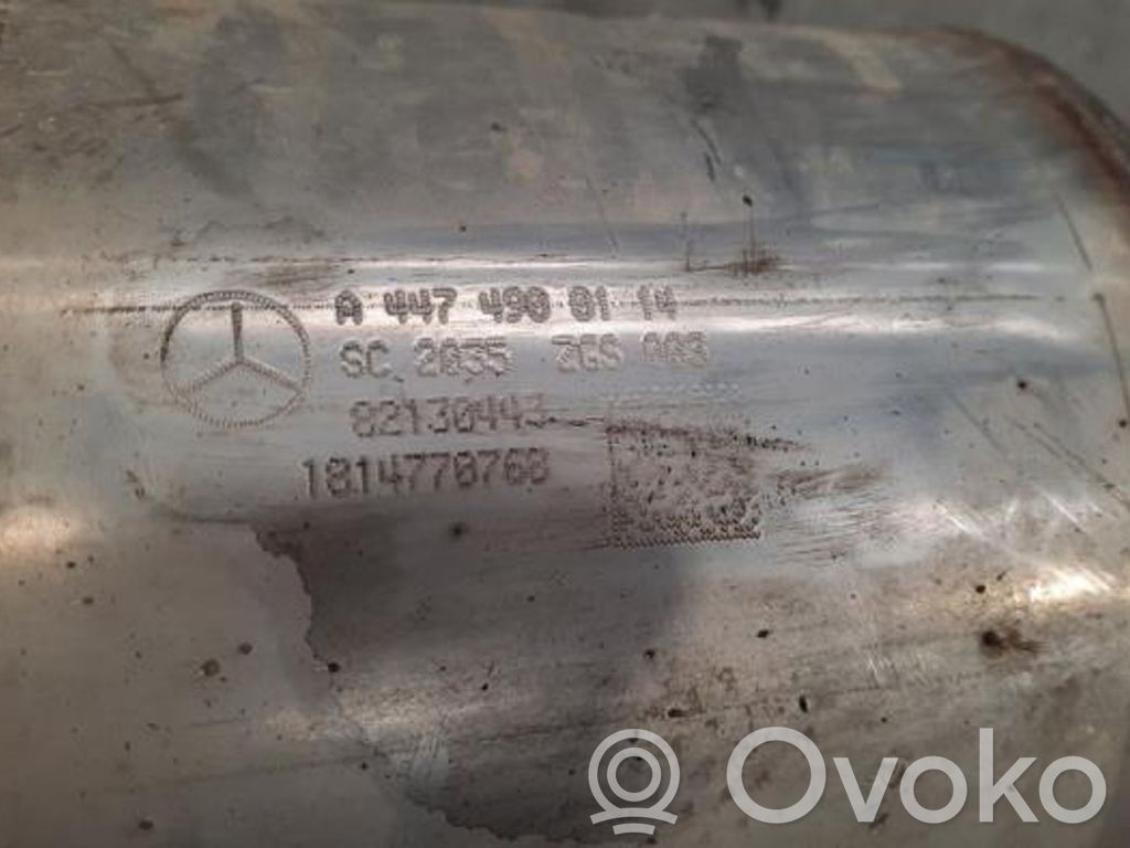 Mercedes-Benz Vito Viano W447 Filtr cząstek stałych Katalizator / FAP / DPF 