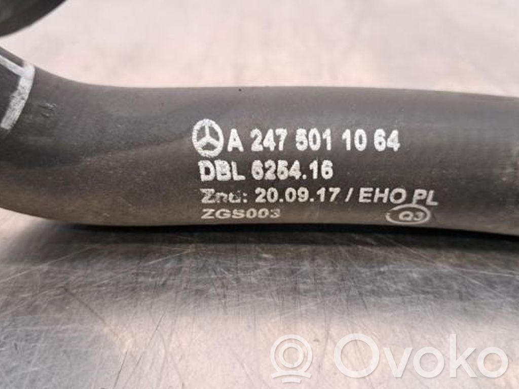 Mercedes-Benz CLA C118 X118 Tubo flessibile del liquido di raffreddamento del motore
