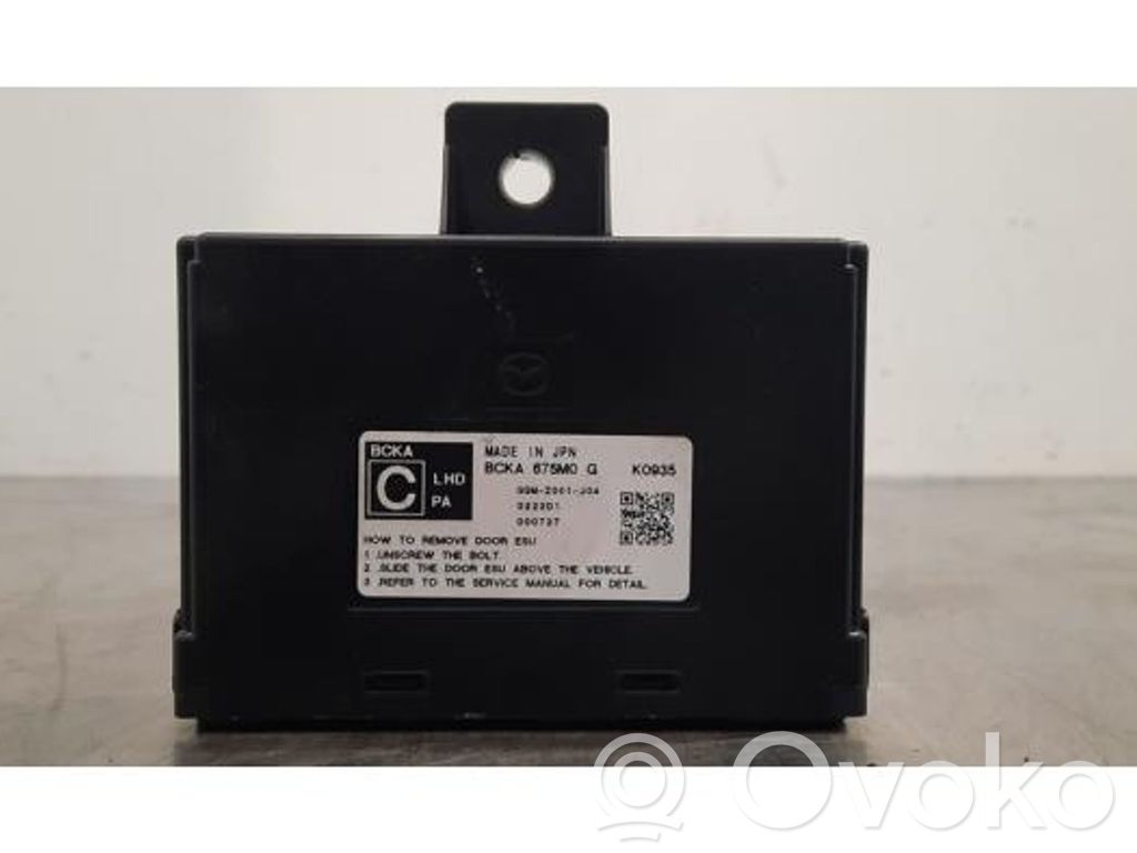 Unité de commande / module de verrouillage centralisé porte   BCKA675M0G,BCKA675M0G