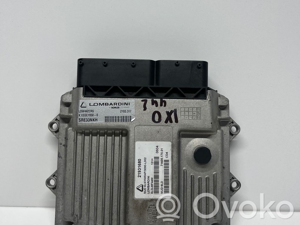 Ligier IXO Engine control unit/module 