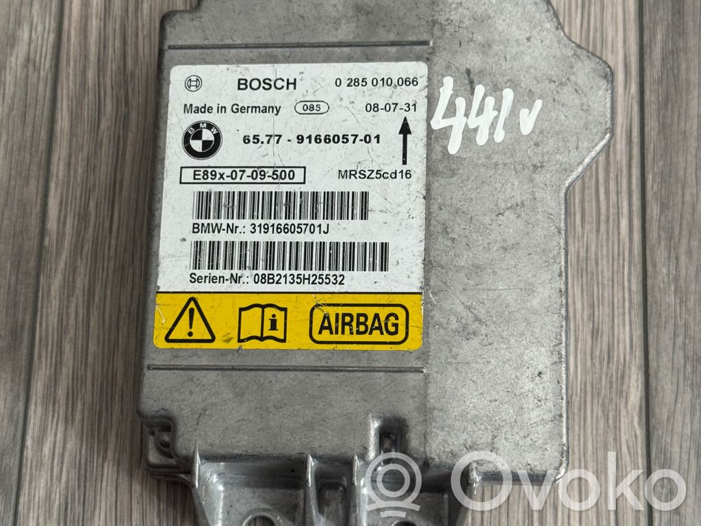 BMW 5 E60 E61 Unidad de control/módulo del Airbag 
