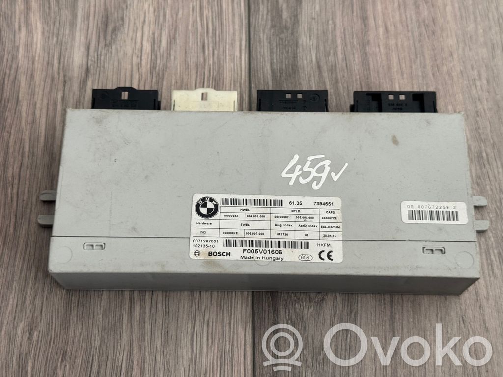 BMW 5 F10 F11 Tailgate/trunk control unit/module 