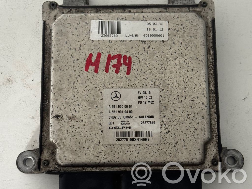 Mercedes-Benz Sprinter W906 Engine control unit/module 