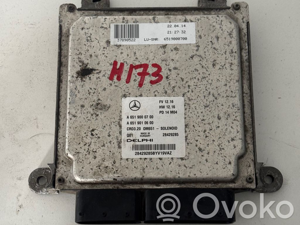 Mercedes-Benz Sprinter W906 Engine control unit/module 