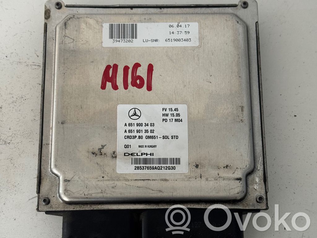 Mercedes-Benz Sprinter W906 Engine control unit/module 
