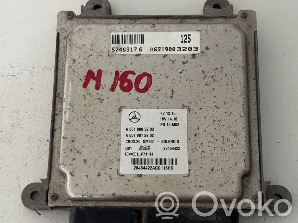Mercedes-Benz Sprinter W906 Engine control unit/module 