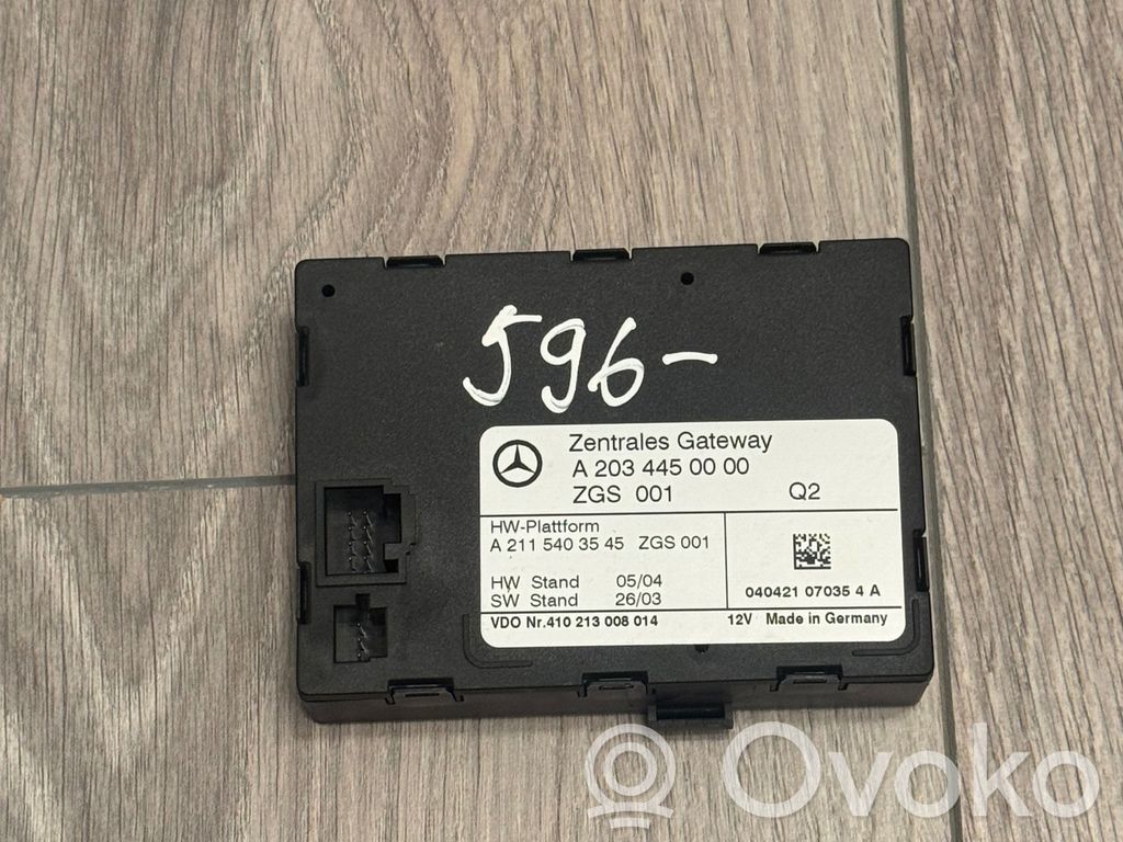 Mercedes-Benz C W203 Modul control gateway 