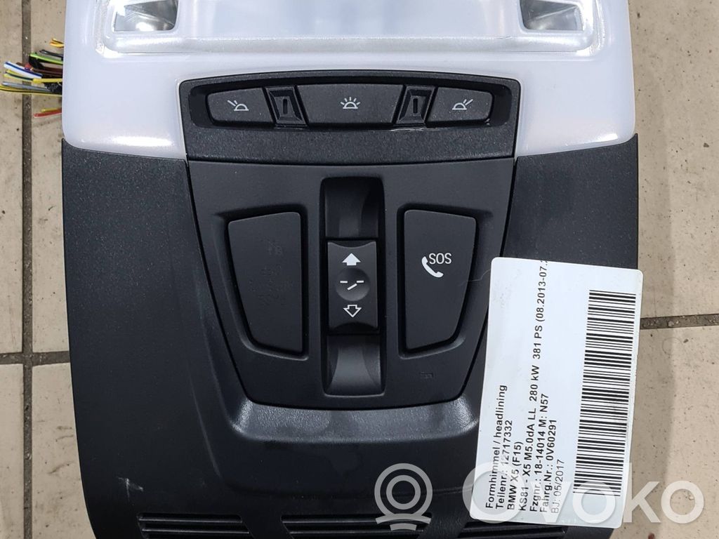 BMW X5 F15 Światło fotela przedniego 