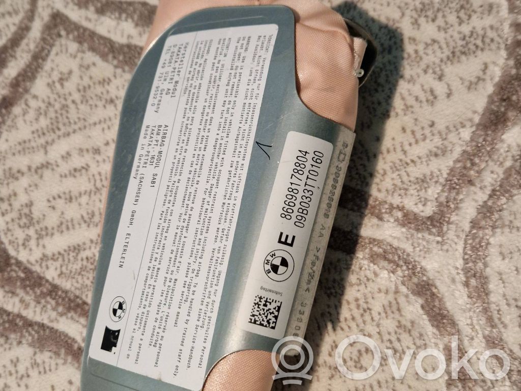 BMW 7 F01 F02 F03 F04 Poduszka powietrzna Airbag fotela 