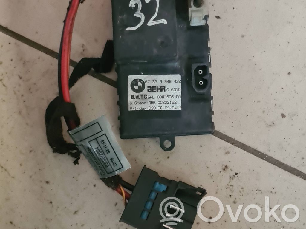 BMW 5 E60 E61 Rezystor / Opornik dmuchawy nawiewu 