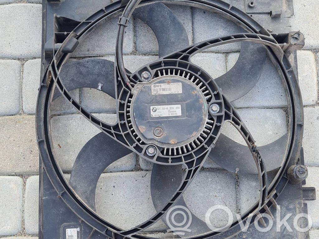 BMW 5 E60 E61 Elektrisks radiatoru ventilators 
