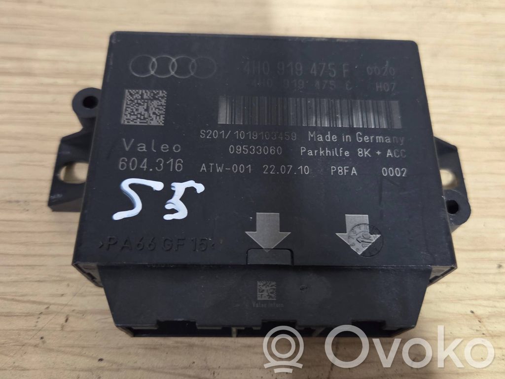 Audi A8 S8 D4 4H Parkavimo (PDC) daviklių valdymo blokas 