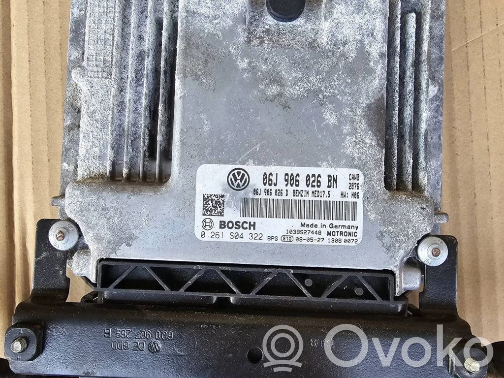 Engine control unit/module   06J906026BN,0261S04322