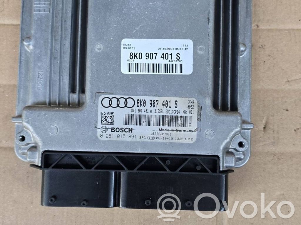 Audi A4 S4 B8 8K Engine control unit/module 