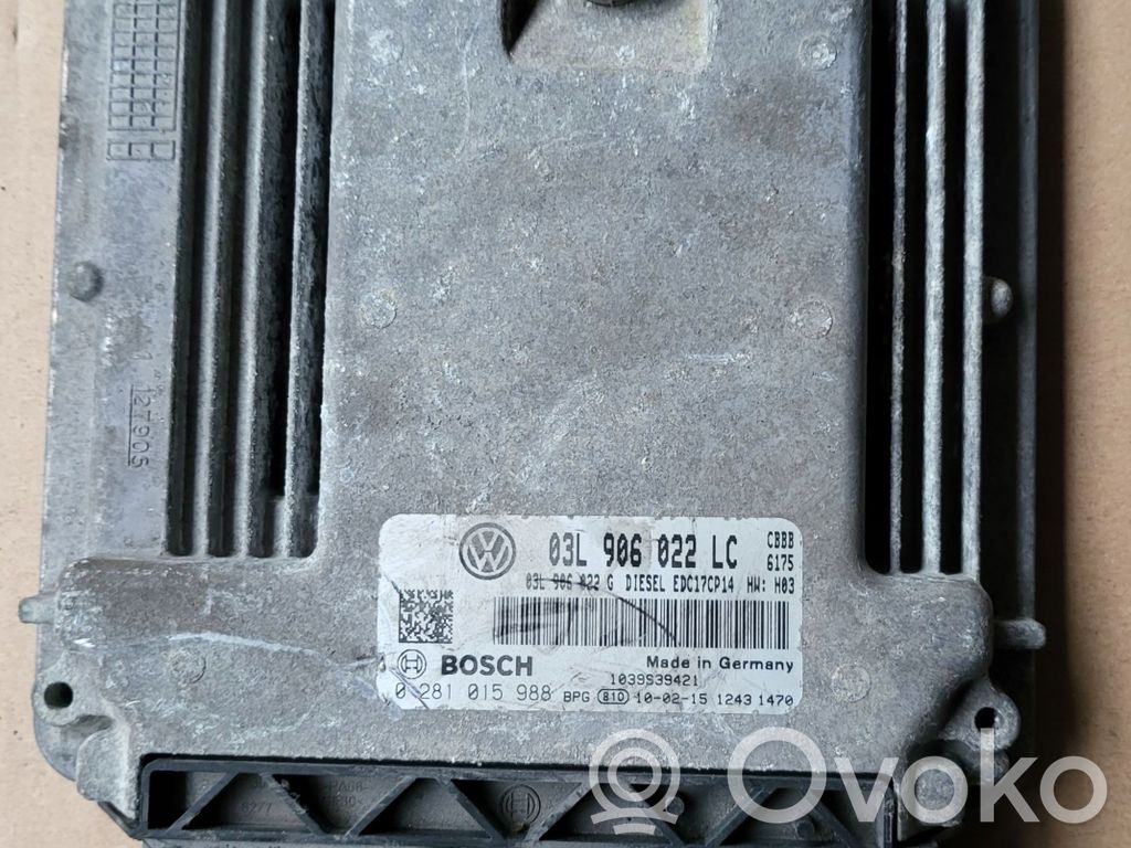 Volkswagen Golf VI Engine control unit/module 