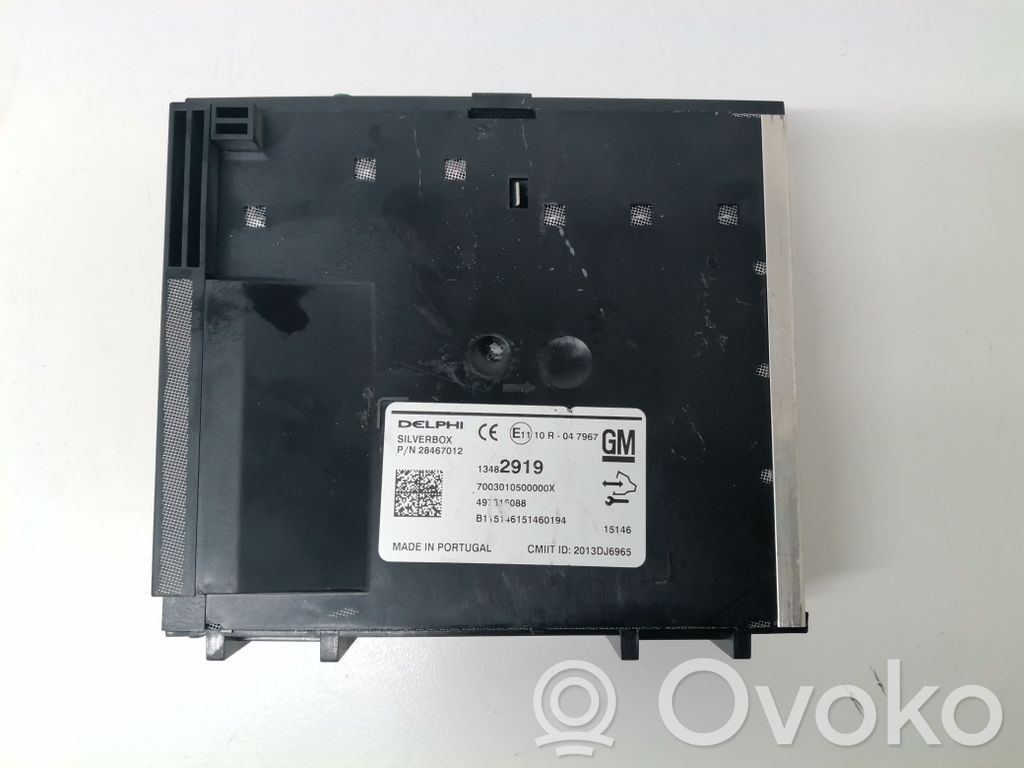 Opel Insignia A Unitate/modul control navigație GPS 