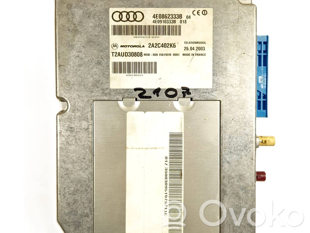 Telefono valdymo blokas   4E0862333B