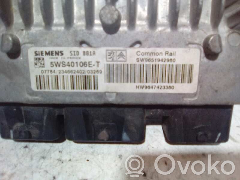 Citroen Xsara Engine control unit/module 